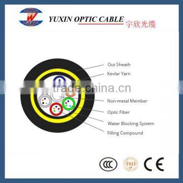 2-288 Core Self Supporting ADSS Fiber Optic Cable From China Factory