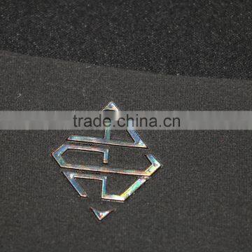 Custom logo rainbow gradient color DIE cut TPU material sportswear ski suit welding transfer printing