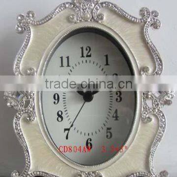 hot sale table clock with photo frame