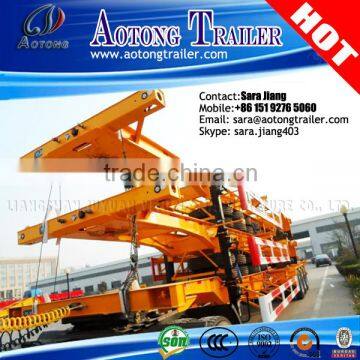 AOTONG Factory direct Flatbed Or Skeleton Widely Used 40ft Container semi Trailers in Philippine