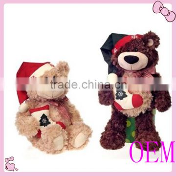 Wholesale Bear Christmas Animal Toy Plush, Plush Christmas Bear Toy Stuffed Animal