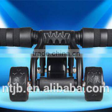 ABS material Three Ab Wheel Roller With ab Mat Fitness Exerciser Abdomonal Abs Wheels