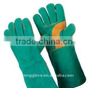 cow split leather welding glove