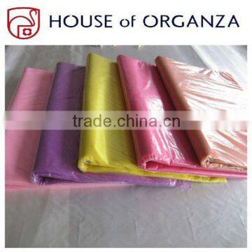 Colorful Organza Sheets for flower wrapping with hot cut edge