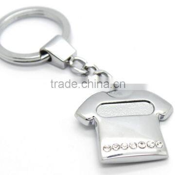 T Shirt Shaped Promotion Metal Blank Keychain photo-4