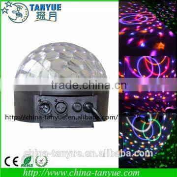 LED 6PCS*3W RGB crystal ball led mini party light /music light