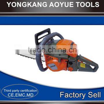 2-stroke gasoline chain saw with alloy BLADE