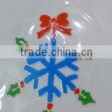 colorful snowflake Christmas window sticker,Christmas window decoration