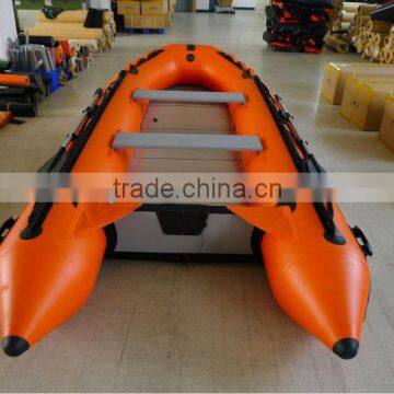 In Stock PVC Inflatable boats/Aluminum Floor Row Boats For Sale