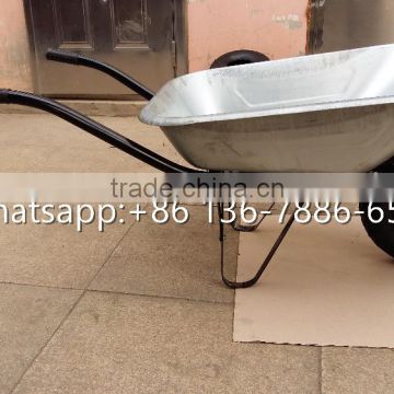 Angola model wheelbarrow WB6400 with galvanized metal tray