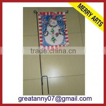 Hot New Products Customized Outdoor Promotional Green With White Decorative Outdoor Flags photo-5