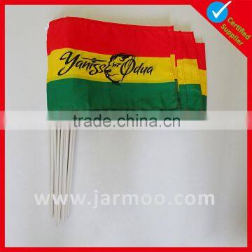 Promotional indoor polyester waving logo on flag