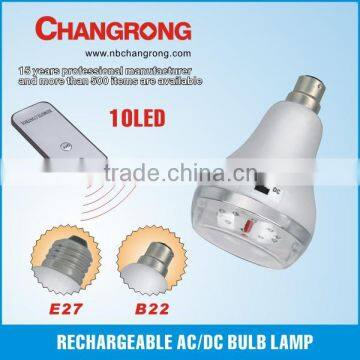 ABS material emergency rechargeable led bulb lamp