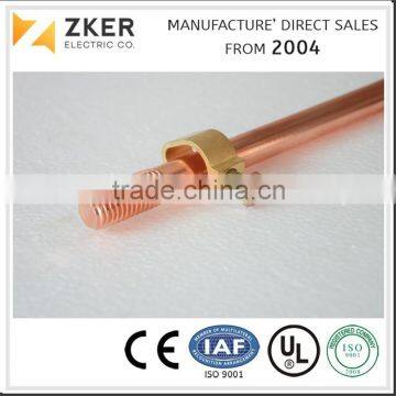 copper clad steel ground rod clamp for lightning system