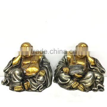 2016 new finish home decoration antique laughing happy buddha statue