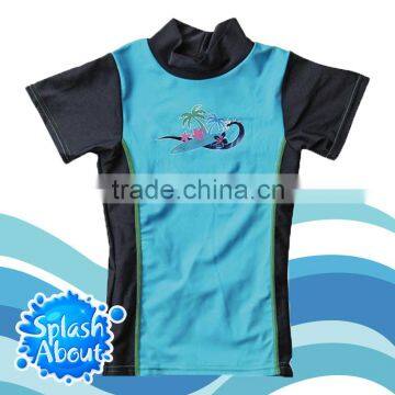 Wholesale swimwear factory fashionable Crystal NEOPRENE Sun-proof taiwan 1-6y	baby swim set