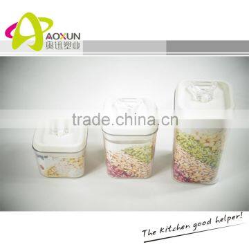 Plastic Lid Storage pp+PS+ABS Food Container