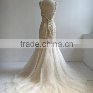 2016 Guangzhou Supplier Detachable Lace Sleeves for Wedding Dress photo-2