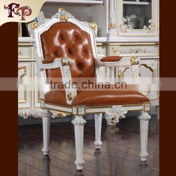 luxury office furniture - home office furniture-hand-made royalty classic armchair