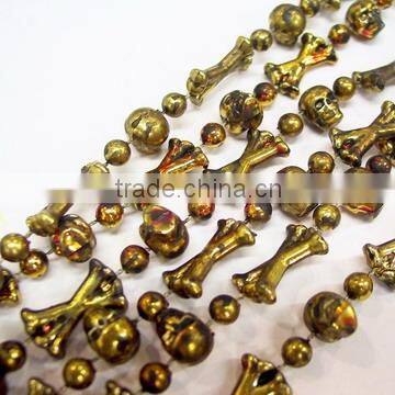 Mardi Gras Beads (Skull Bone Beads)