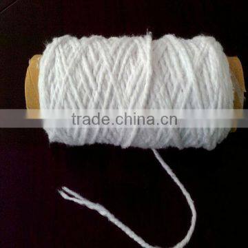 Regenerated cotton mop yarn raw white 80% cotton 20% polyester                        
                                                Quality Choice