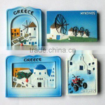 Polyresin souvenir fridge magnet