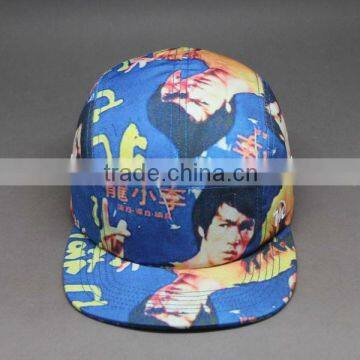 WHOLESALE NEW DESIGN PRINTING FLAT BRIM 5 PANEL HAT CUSTOM LOGO HAT