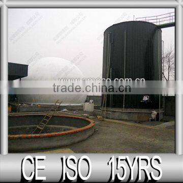 Biogas storage system --- including gas holder, biogas auto-control system, probing system, alarming system,etc.