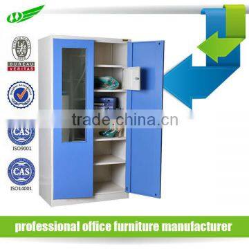 New Style Design 2 Door Fashion Steel bedroom colorful wardrobe