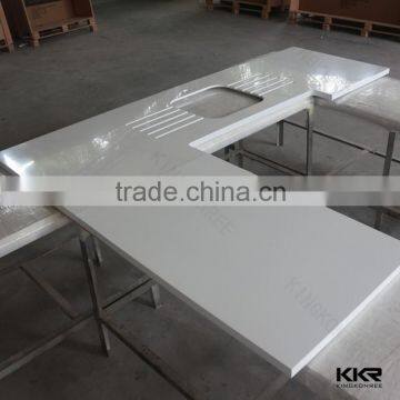 pure white quartz countertops/restaurants countertops