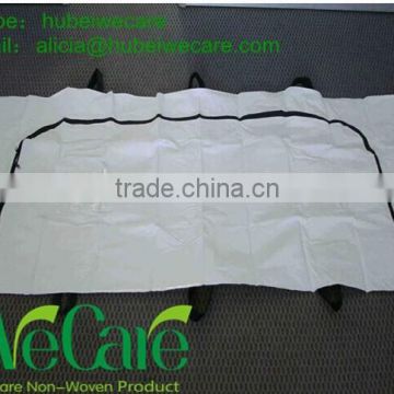 Disposable Child dead Body Bags with C style zipper and lifting handle