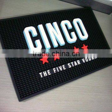3D custom soft pvc bar mat