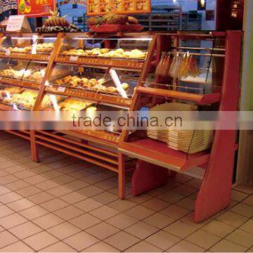 new design supermarket shelf wood frame TF-090 made in Jangsu china