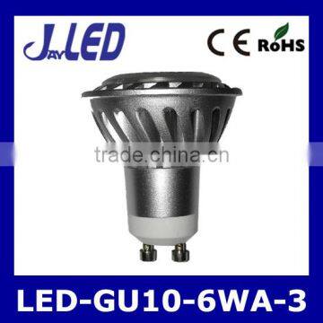 Aluminum 6*1w high power spotlight led
