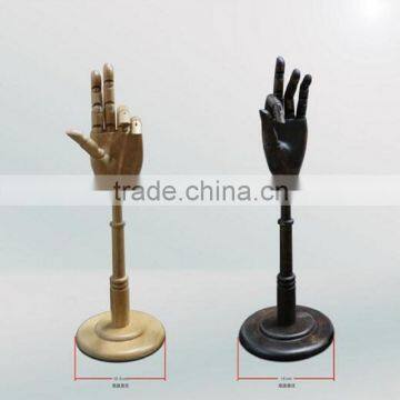 Display mannequin hand jewelry display hand wooden with strong base