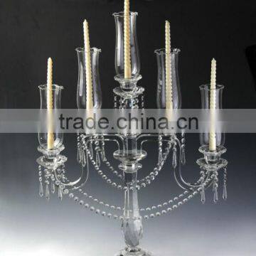 Famous Pillar Crystal Candle Holders with appealing shape in china