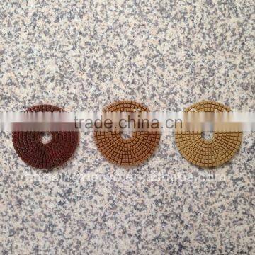 3 Step Flexible Polishing Pads 4 Inch (100 Mm) Polished Granite Marble Stone Resin Abrasive Pad Sanding Disc Wheel photo-3