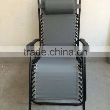 Grey Color Oxford Fabric Lafuma Outdoor Gravity Chair