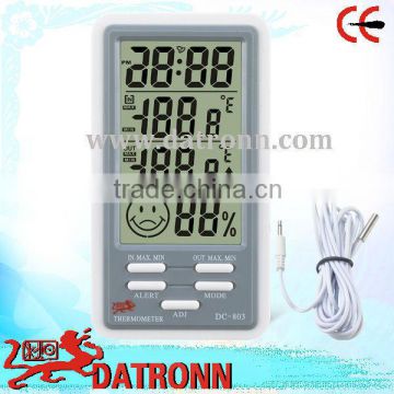 Outdoor wall clock thermometer DC803