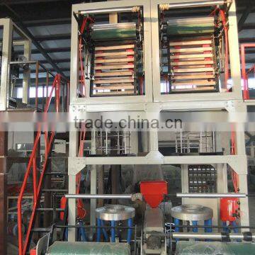 PE Double Head Film Extruding Machine Automatic Plastic Bag Film Blowing Machine photo-4