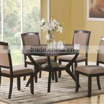 HDTS072 compact dining table set round table and chair set