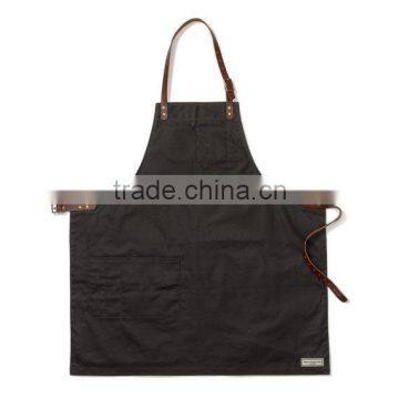 hign quality canvas and leather apron ,kitchen apron for women ,work apron for sale