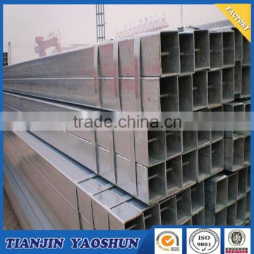 factory 25*25 zinc coating 60-275 pre galvanized square steel tube