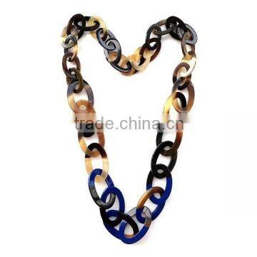 High quality best selling nice lacquered buffalo horn jewelry necklace made in vietnam