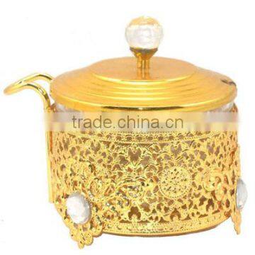 2015 decorative glass sugar bowl & sugar pot S315
