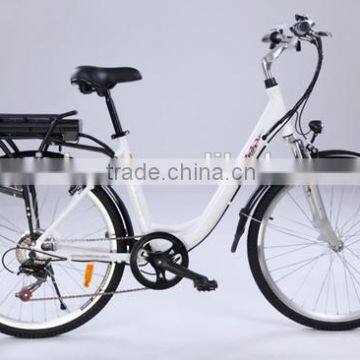 wuxi riches cheap city lady aluminium case lithium battery electric bikes electric bicycle (Model CTB430U)