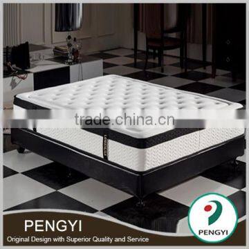 Modern bedroom furniture King Size Latex Pocket Spring Mattress With Bamboo Cover