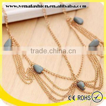 Bohemia Turquoise Chain Hair Accessories Bridal Jewelry Quality Choice photo-5