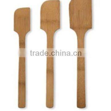Durable bamboo spatulas