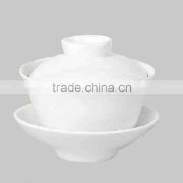 China kongfu tea personalized white ceramic cup, custom 3d cups, tea cups without handles